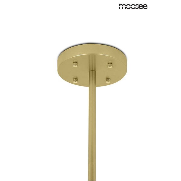 Lampa wisząca ASTRIFERO 10 złota / bursztynowa - Moosee