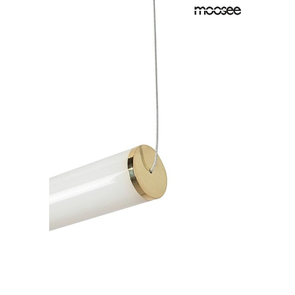 MOOSEE lampa wisząca LIBRA 60 IN biała / złota - Moosee