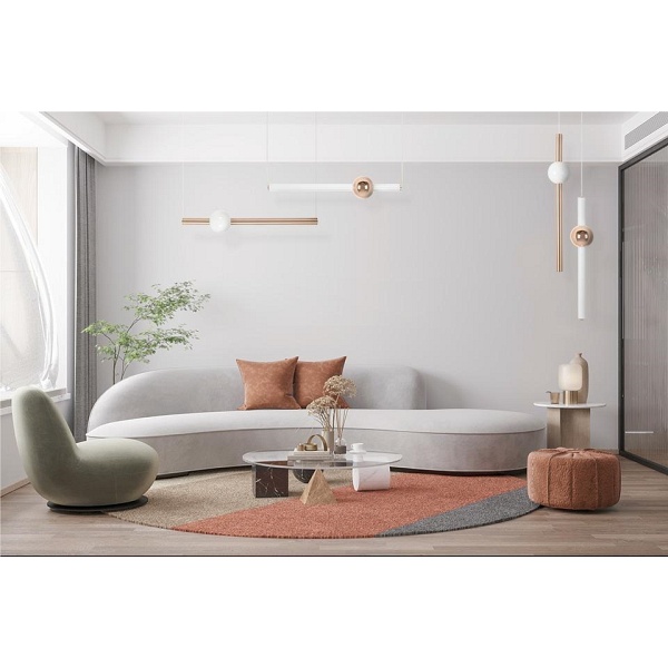 Lampa wisząca LIBRA 90 IN biała / złota - Moosee