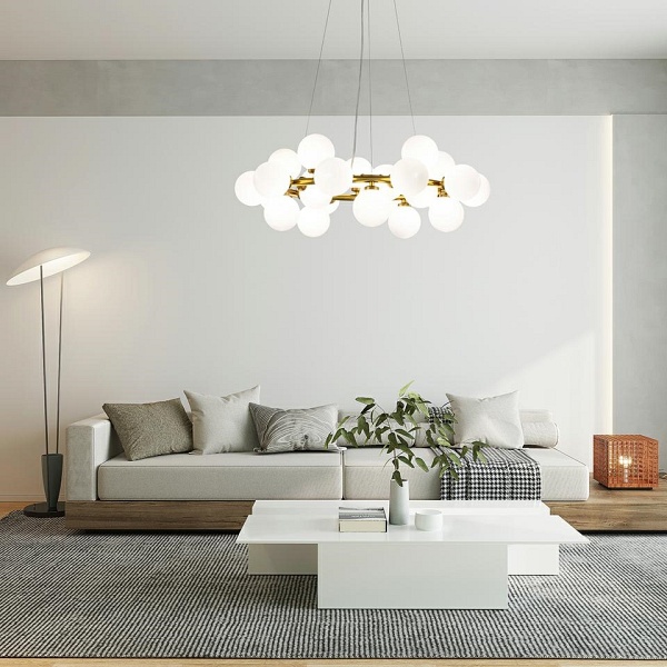 Lampa wisząca COSMO 72 złota - Moosee