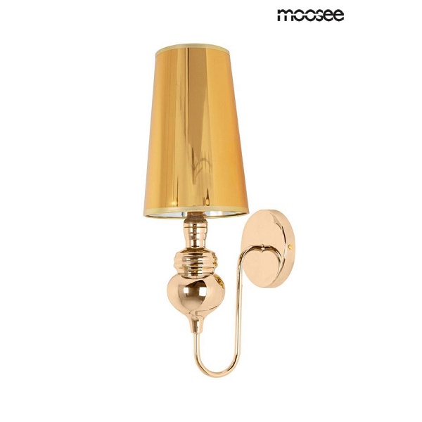MOOSEE lampa ścienna QUEEN 15 złota - Moosee