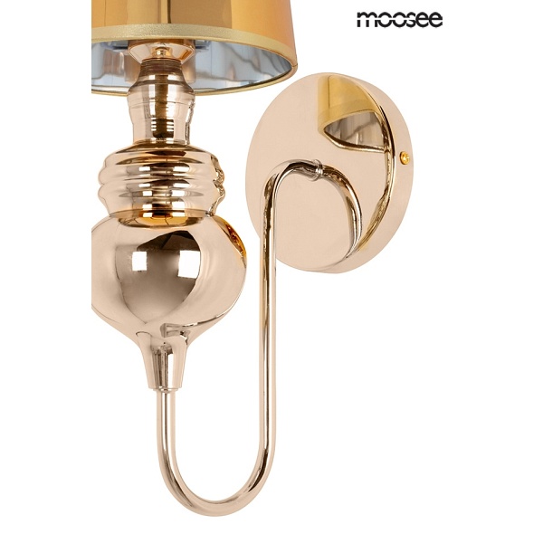 MOOSEE lampa ścienna QUEEN 15 złota - Moosee
