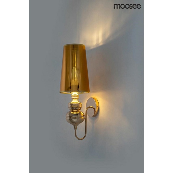 MOOSEE lampa ścienna QUEEN 15 złota - Moosee