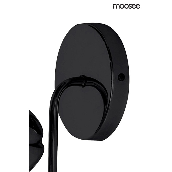 MOOSEE lampa ścienna QUEEN 20 czarna - Moosee