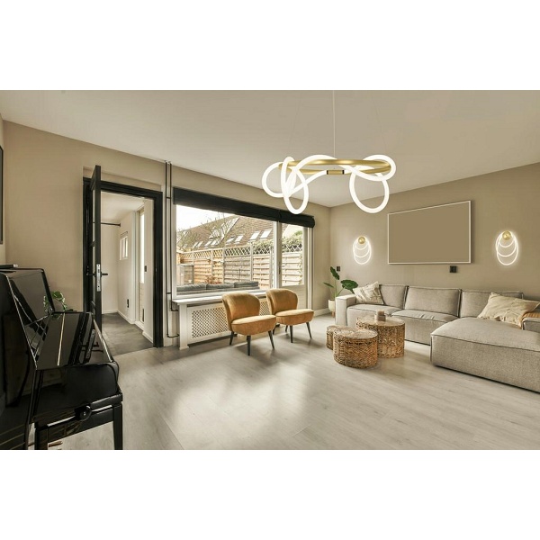 Lampa wisząca SERPIENTE 60 złota - Moosee