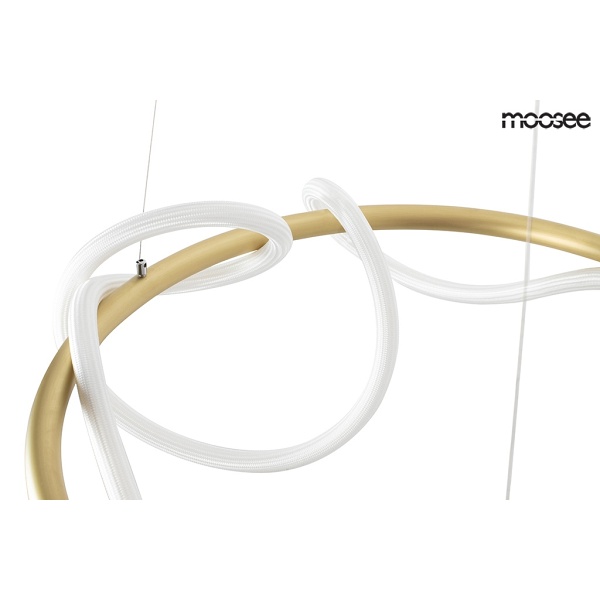 Lampa wisząca SERPIENTE 60 złota - Moosee