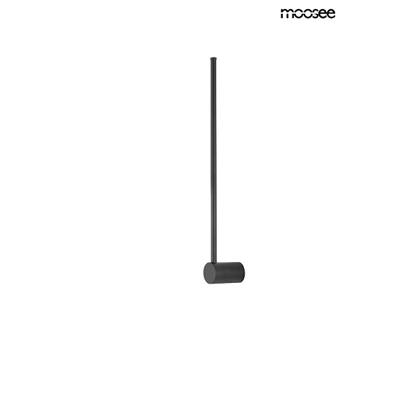 Lampa ścienna OMBRE 60 czarna - Moosee