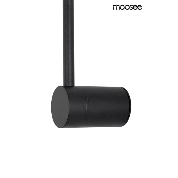 Lampa ścienna OMBRE 60 czarna - Moosee