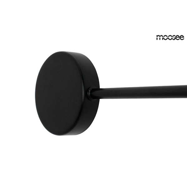 Lampa ścienna SHADOW 4 CLOSE czarna - Moosee