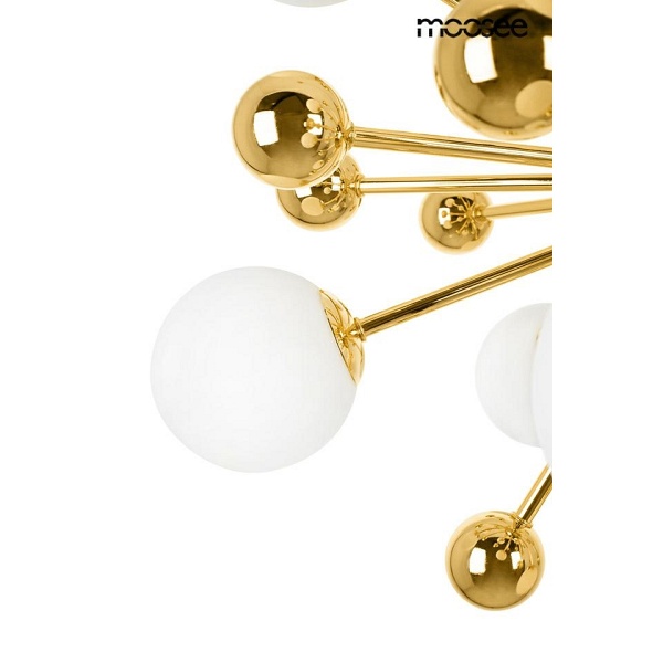 Lampa wisząca AURELIA złota - Moosee