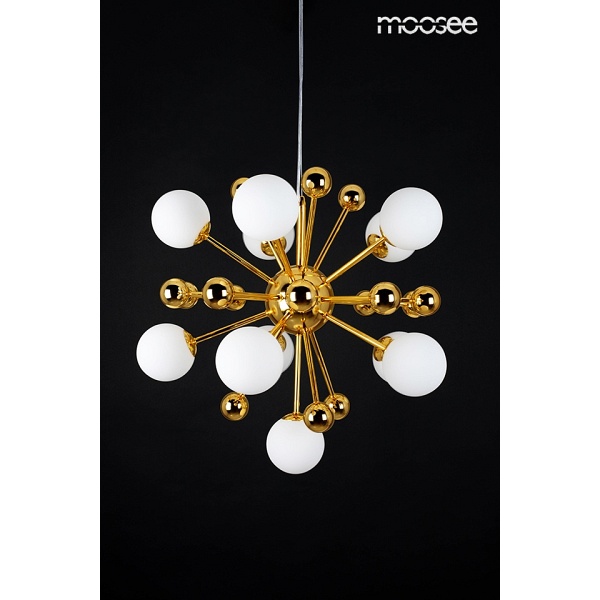 Lampa wisząca AURELIA złota - Moosee