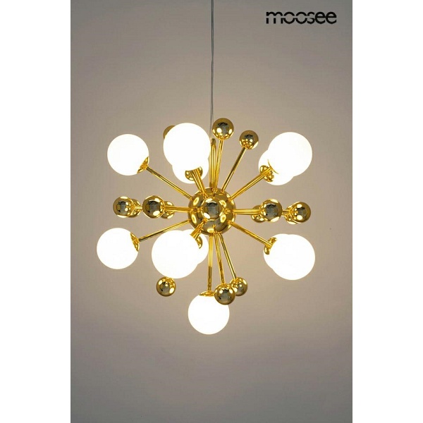 Lampa wisząca AURELIA złota - Moosee