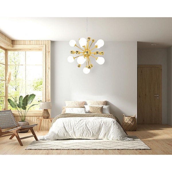 Lampa wisząca AURELIA złota - Moosee