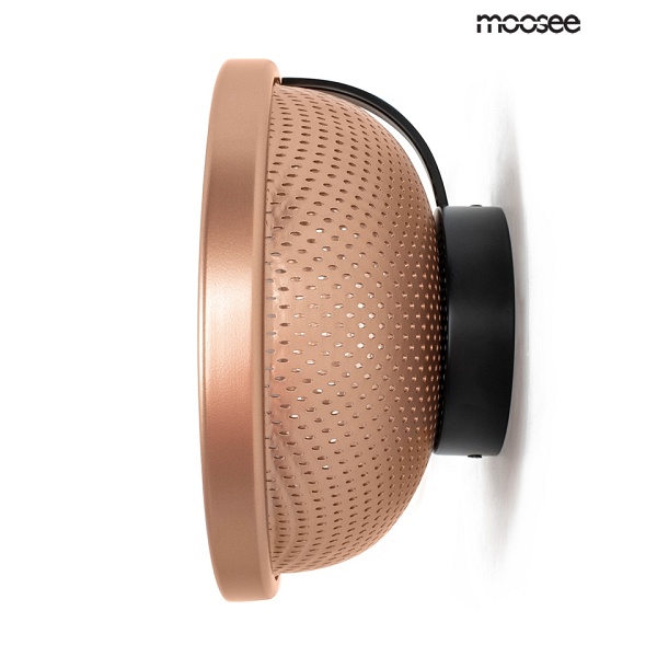 Lampa ścienna FARO miedziana - Moosee