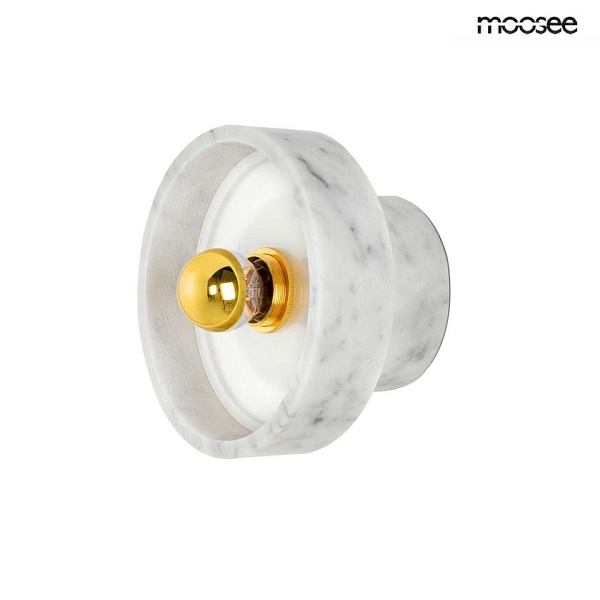 Lampa ścienna ARCO biała - Moosee