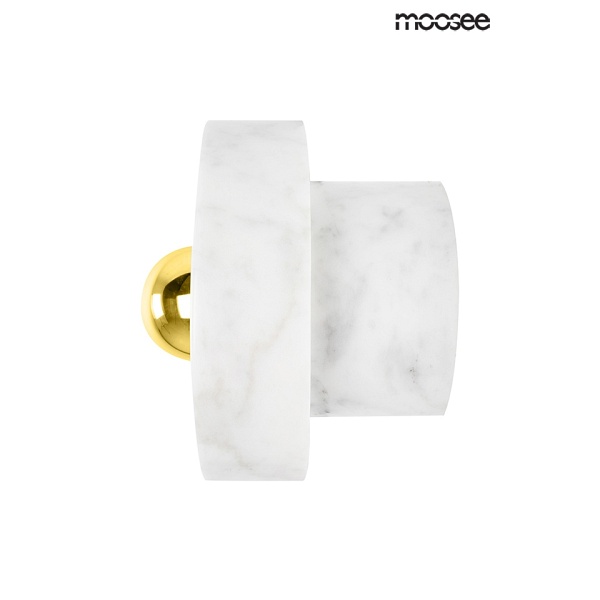 Lampa ścienna ARCO biała - Moosee