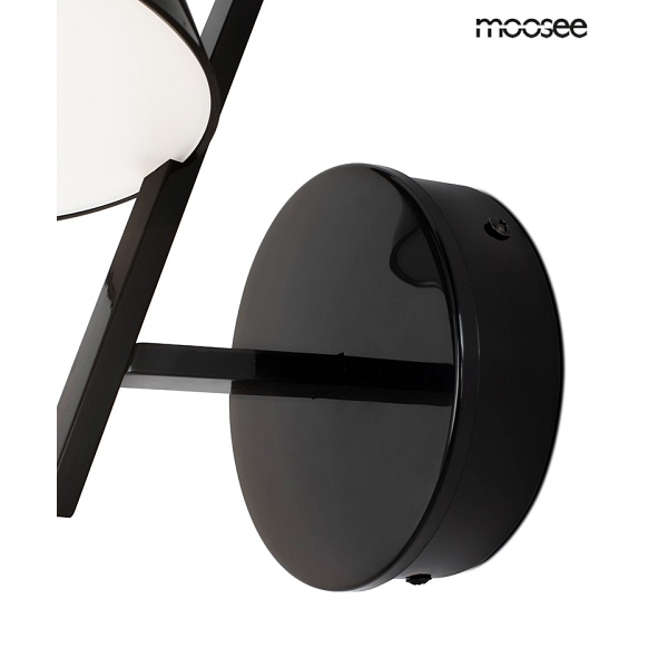 Lampa ścienna MAGO czarna - Moosee