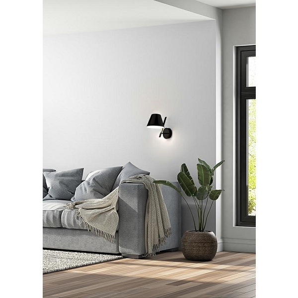 Lampa ścienna MAGO czarna - Moosee