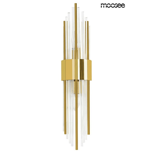 Lampa ścienna AMANDA złota - Moosee