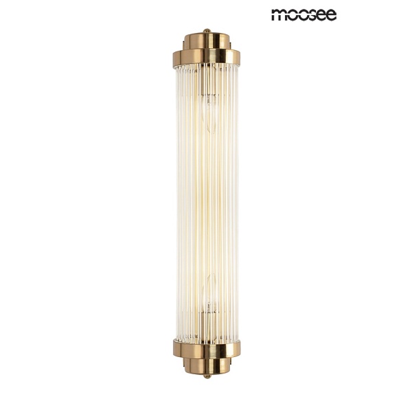 Lampa ścienna COLUMN 60 złota - Moosee