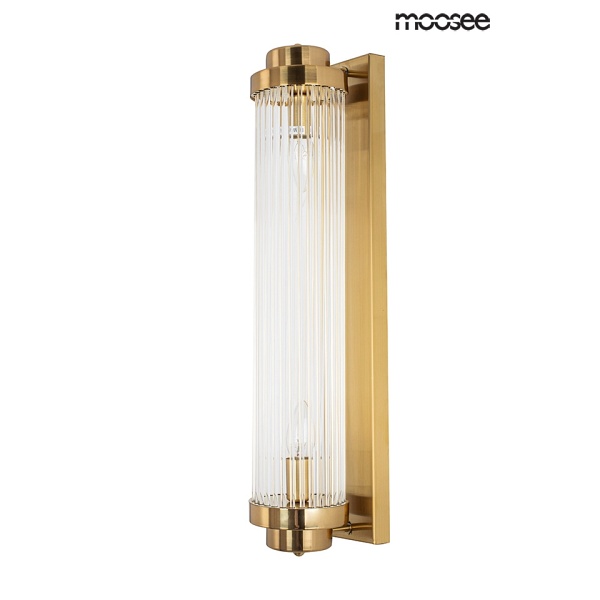 Lampa ścienna COLUMN 60 złota - Moosee