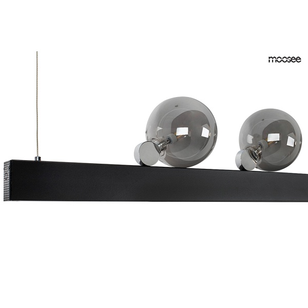 Lampa wisząca LINEAL czarna - Moosee
