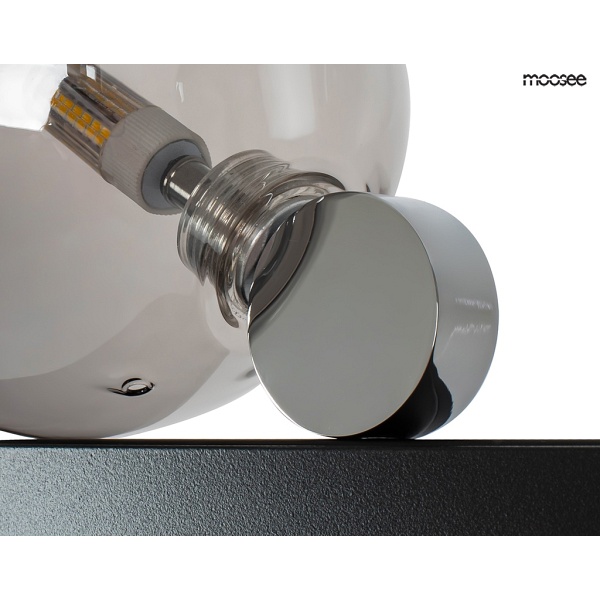 Lampa wisząca LINEAL czarna - Moosee