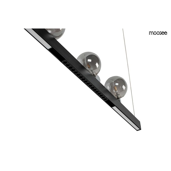 Lampa wisząca LINEAL czarna - Moosee