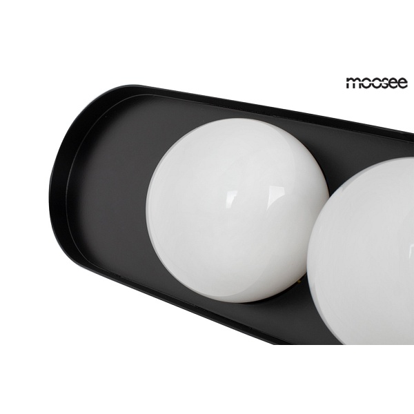 MOOSEE lampa ścienna DROPS 2 czarna - Moosee