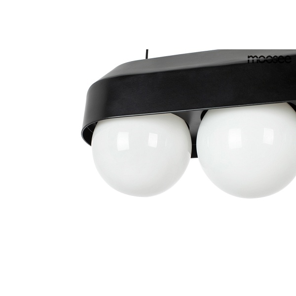 Lampa wisząca DROPS 3 czarna - Moosee