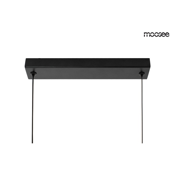 Lampa wisząca DROPS 3 czarna - Moosee