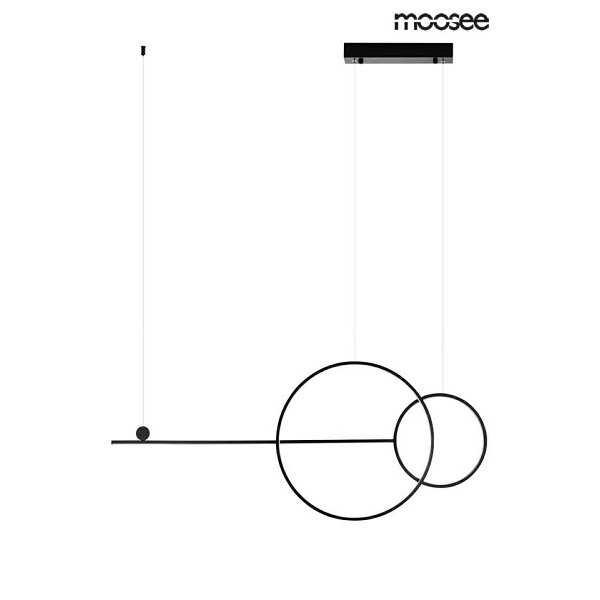 Lampa wisząca RAGE czarna - Moosee