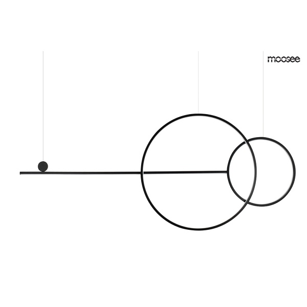 Lampa wisząca RAGE czarna - Moosee
