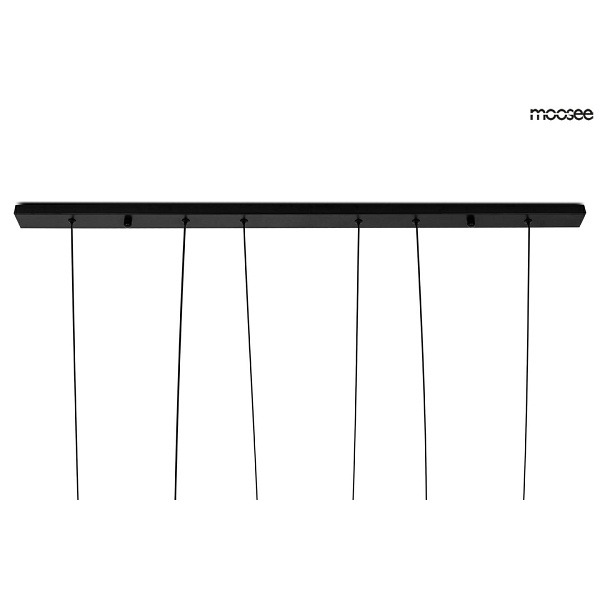 Lampa wisząca ATLAS 3 czarna - Moosee