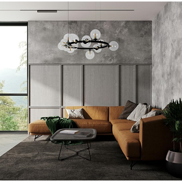 Lampa wisząca ALURE 85 czarna - Moosee