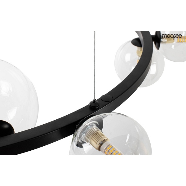 Lampa wisząca ALURE 120 czarna - Moosee