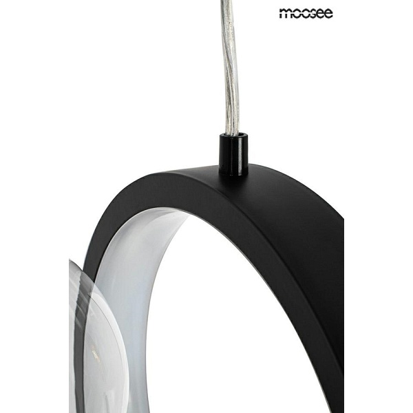 Lampa wisząca ALURE LINE 90 czarna - Moosee