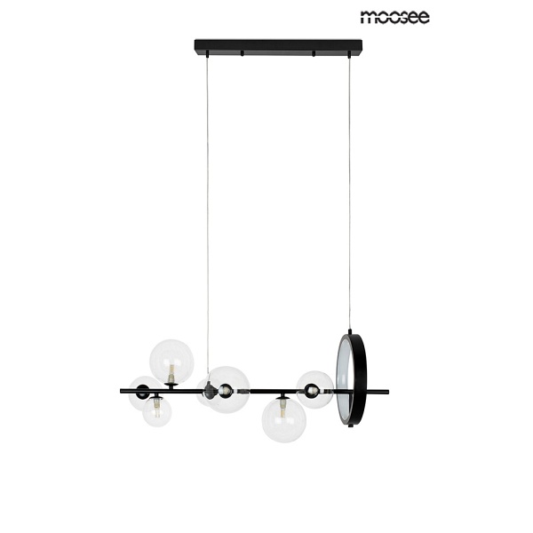 Lampa wisząca ALURE LINE 90 czarna - Moosee