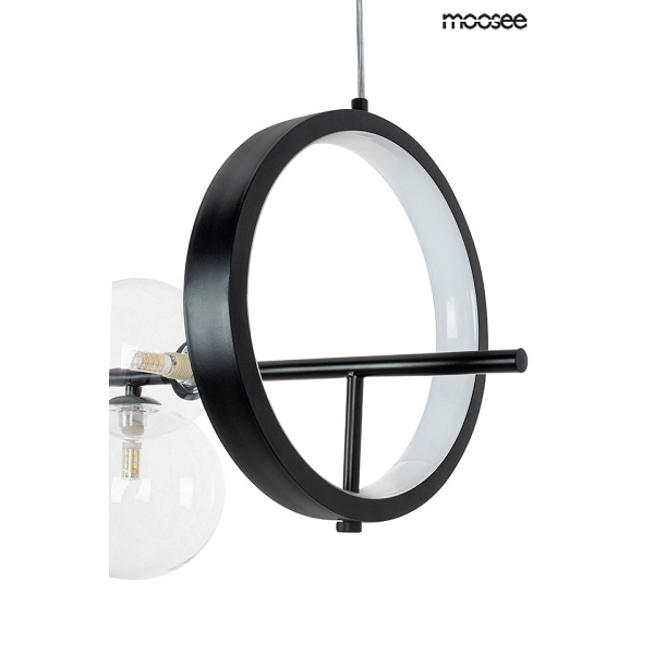 Lampa wisząca ALURE LINE 90 czarna - Moosee
