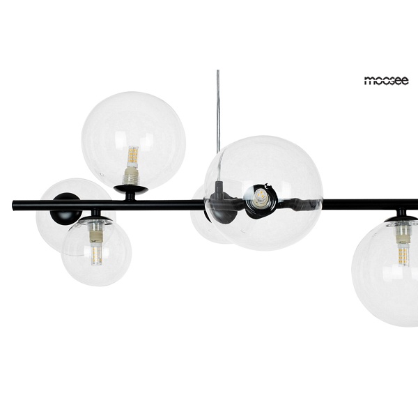 Lampa wisząca ALURE LINE 90 czarna - Moosee