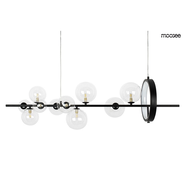 Lampa wisząca ALURE LINE 120 czarna - Moosee