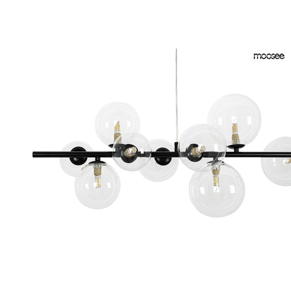 Lampa wisząca ALURE LINE 120 czarna - Moosee