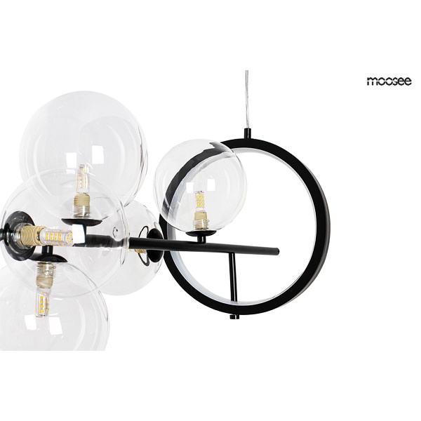 Lampa wisząca ALURE LINE 120 czarna - Moosee