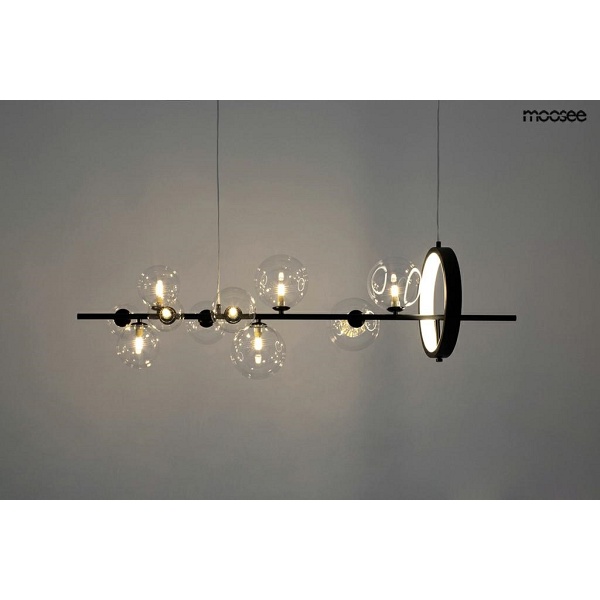 Lampa wisząca ALURE LINE 120 czarna - Moosee