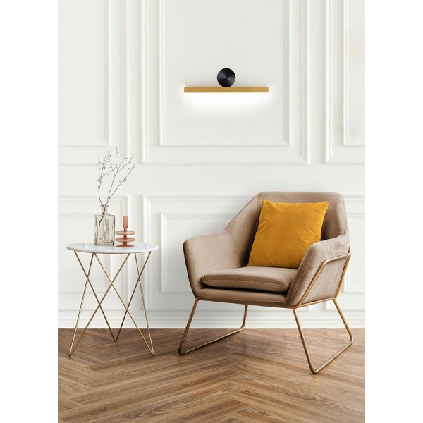 Lampa ścienna WAND 45 złota - Moosee