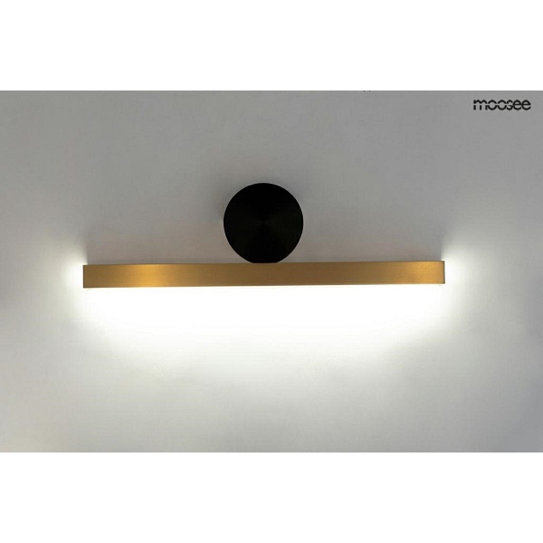 Lampa ścienna WAND 45 złota - Moosee