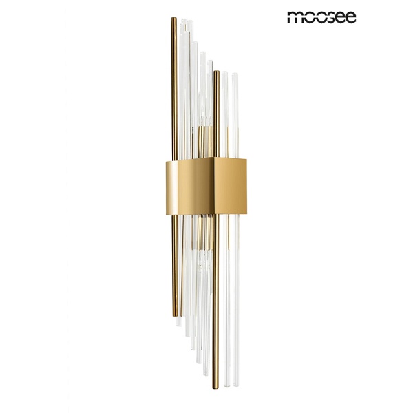 Lampa ścienna SLANT złota - Moosee