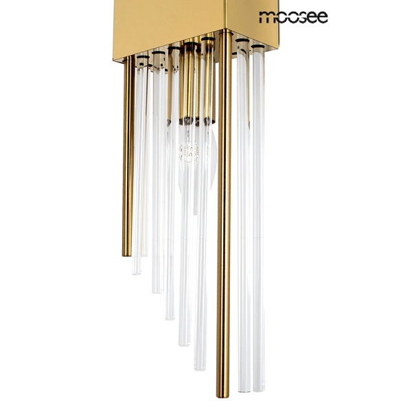 Lampa ścienna SLANT złota - Moosee