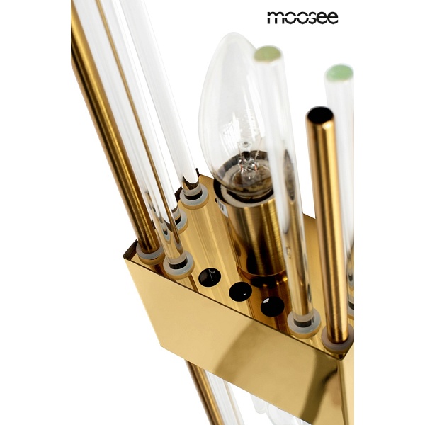 Lampa ścienna SLANT złota - Moosee