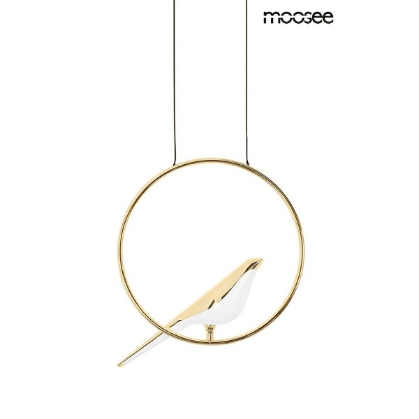 Lampa wisząca BIRD złota - Moosee